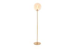 Light & Living Vloerlamp Ø30x160 Cm MEDINA Glas Amber+goud
