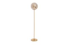 Light & Living Vloerlamp Ø30x160 Cm MEDINA Glas Smoke+goud