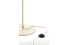 Light & Living Vloerlamp Ø30x165 Cm FRINGE Naturel+crème