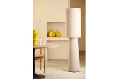 Light & Living Vloerlamp Ø40x165 Cm MIKKEL Bouclé Crème