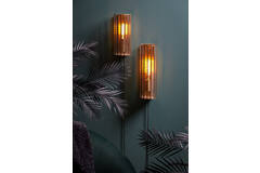 Light & Living Wandlamp 14x13x30 5 Cm STRØBY Antiek Brons+glas