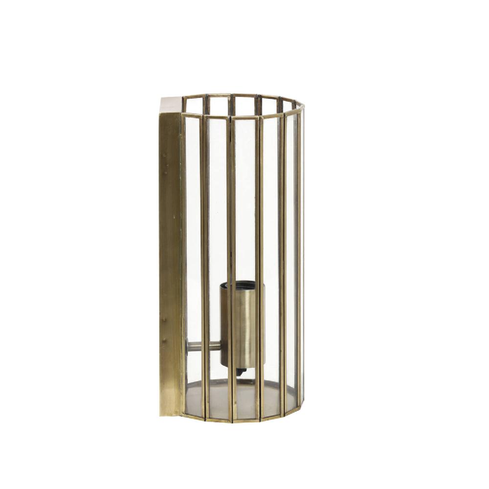 light & living Wandlamp 14x13x30 5 cm STRØBY antiek brons+glas