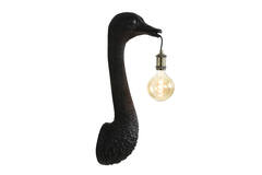 Light & Living Wandlamp 18x15 5x57 5 Cm OSTRICH Mat Zwart
