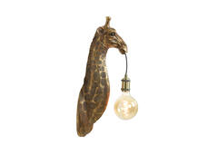Light & Living Wandlamp 20 5x19x61 Cm GIRAFFE Antiek Brons