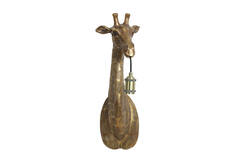 Light & Living Wandlamp 20 5x19x61 Cm GIRAFFE Antiek Brons