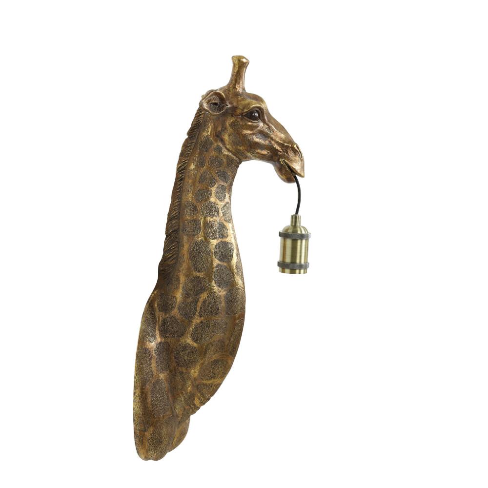 light & living Wandlamp 20 5x19x61 cm GIRAFFE antiek brons