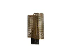 Light & Living Wandlamp 20x16x38 5 Cm MACI Antiek Brons+mat Zwart