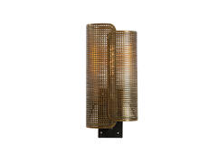 Light & Living Wandlamp 20x16x45 Cm MACI Antiek Brons+mat Zwart