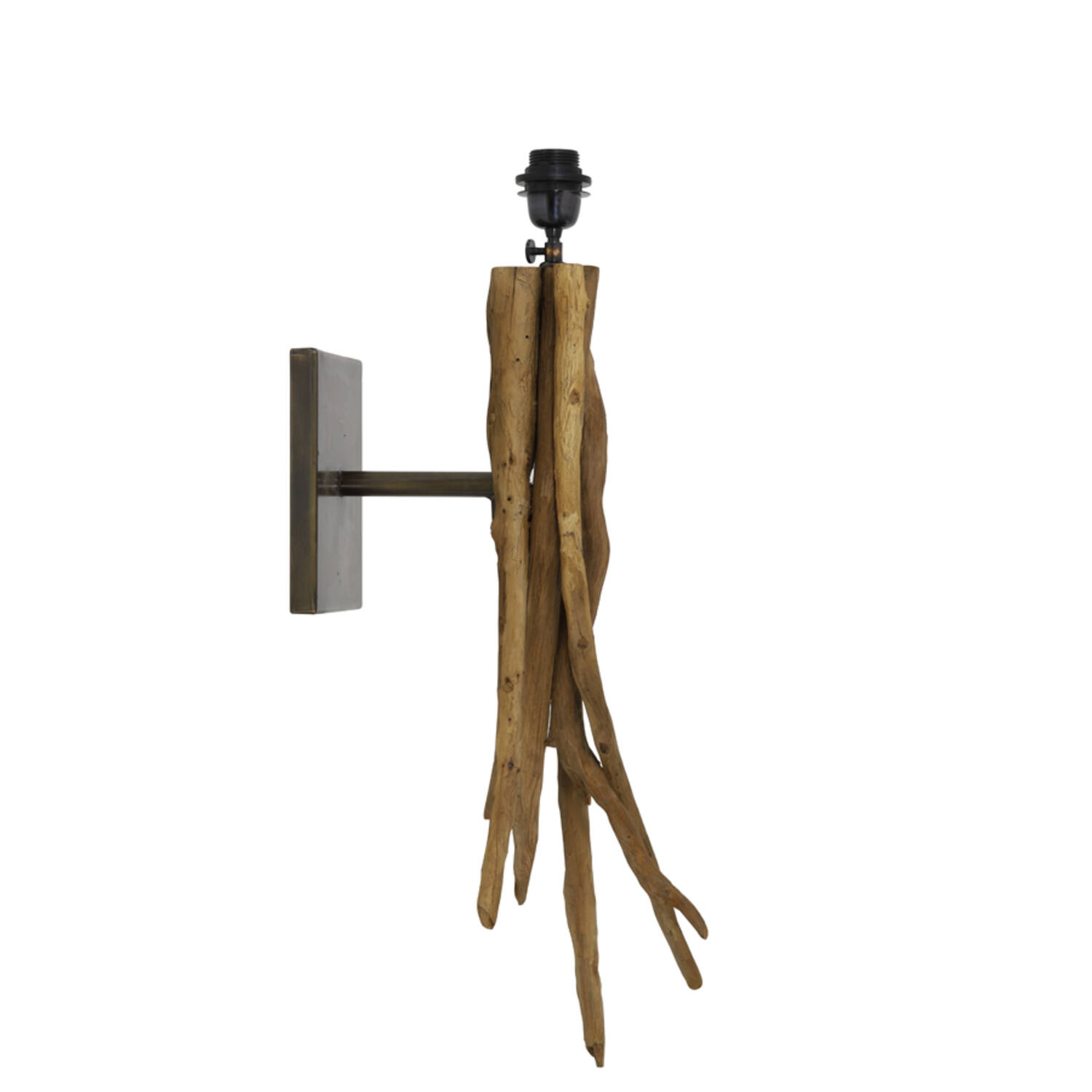 Light & Living Wandlamp 25x18x70 Cm BLUMA Naturel Bruin