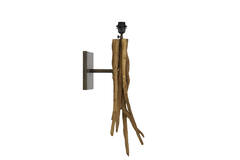 light & living Wandlamp 25x18x70 cm BLUMA naturel bruin