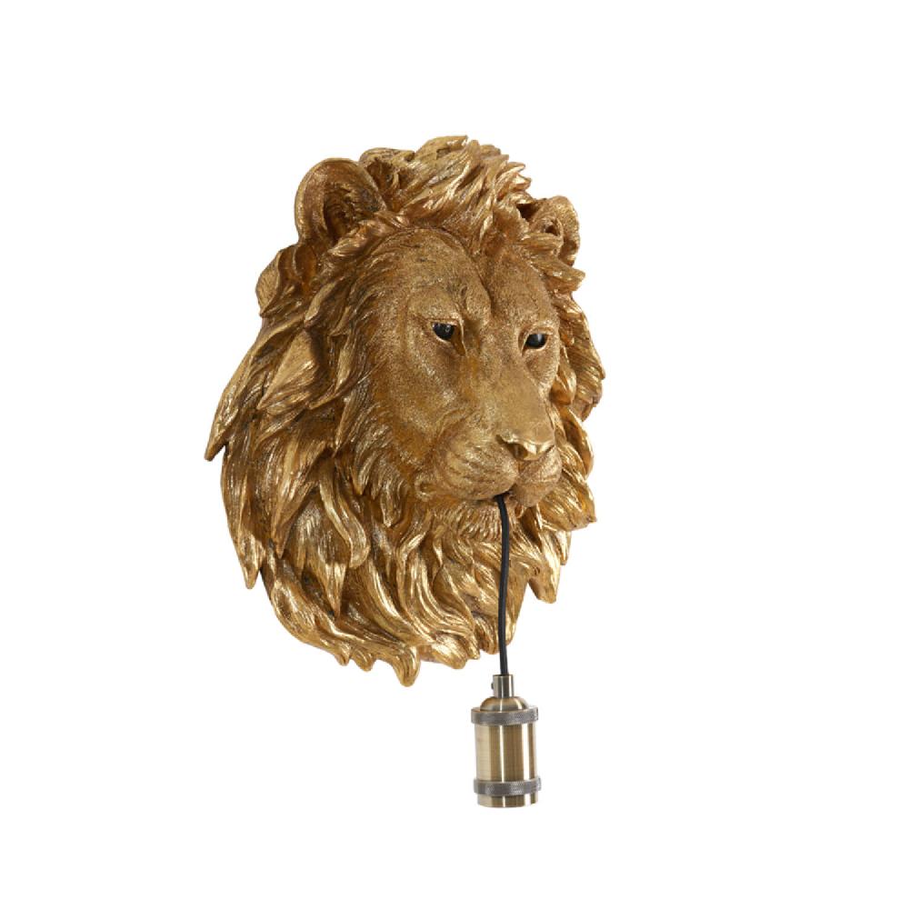 light & living Wandlamp 33 5x19x40 5 cm LION antiek brons
