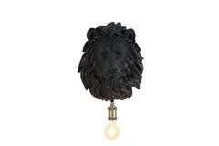 Light & Living Wandlamp 33 5x19x40 5 Cm LION Mat Zwart