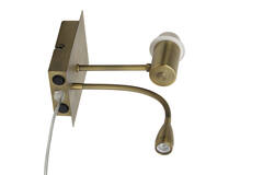 Light & Living Wandlamp+ledflex 20x11x35 Cm REGINA Antiek Brons