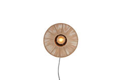 Light & Living Wandlamp Ø31x31 Cm LYRA Naturel+mat Zwart