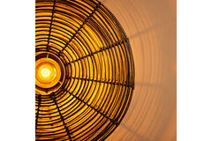 Light & Living Wandlamp Ø51x21 Cm MATAKA Rotan Donker Bruin