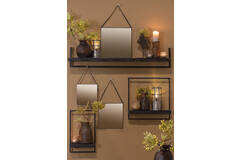 Light & Living Wandplank 30x15x50 Cm MADDISON Hout Mat Zwart