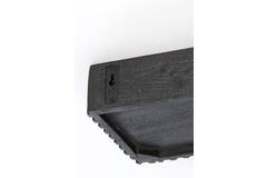 light & living Wandplank 30x15x7 cm GATURA hout mat zwart
