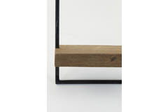 Light & Living Wandplank 50x15x50 Cm MADDISON Hout Donker Bruin