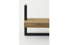 Light & Living Wandplank 80x15x24 Cm MADDISON Hout Donker Bruin