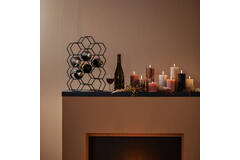 Light & Living Wijnrek 12 Flessen 30x18x46 Cm SALBRIS Mat Zwart