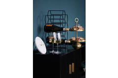 Light & Living Wijnrek 12 Flessen 30x18x46 Cm SALBRIS Mat Zwart