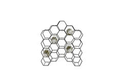 Light & Living Wijnrek 20 Flessen 48x18x52 Cm SALBRIS Mat Zwart