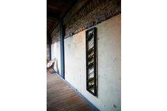 Light & Living Wijnrek 8 Flessen 36x6x160 Cm MALBEO Zwart