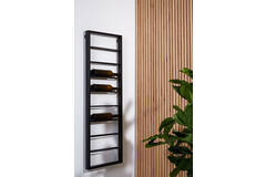 Light & Living Wijnrek 8 Flessen 42x6x120 Cm MACABEN Zwart