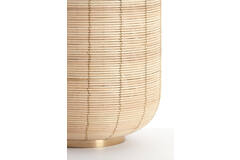 Light & Living Windlicht Ø16 5x27 Cm VIVARO Naturel+brons