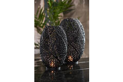 Light & Living Windlicht Ø25 5x38 Cm SINULA Mat Zwart