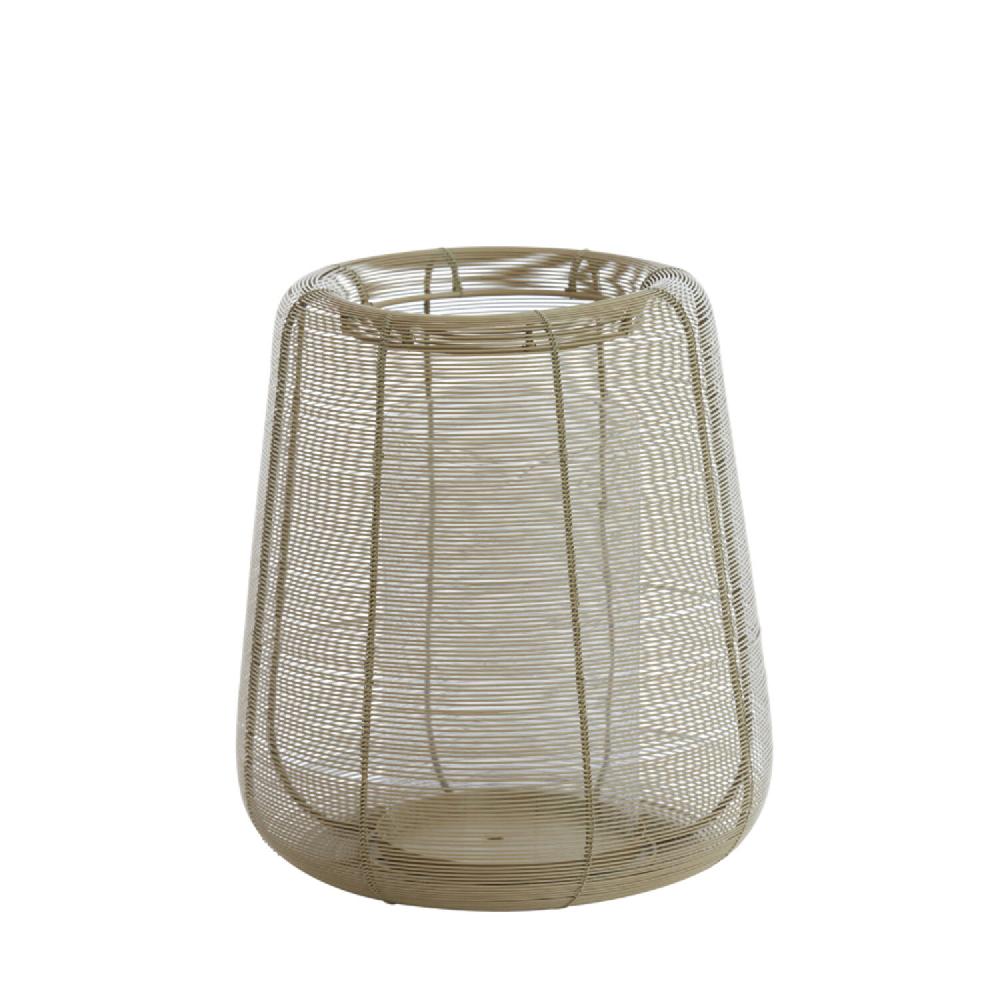 light & living Windlicht Ø32x35 cm ADETA mat zand+glas