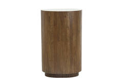light & living Zuil 60x35x100 cm DUMOSI hout donker bruin