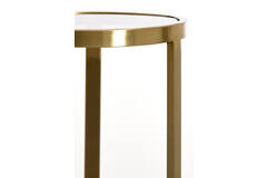 Light & Living Zuil Ø35x81 Cm RETIRO Glas Bruin-licht Goud