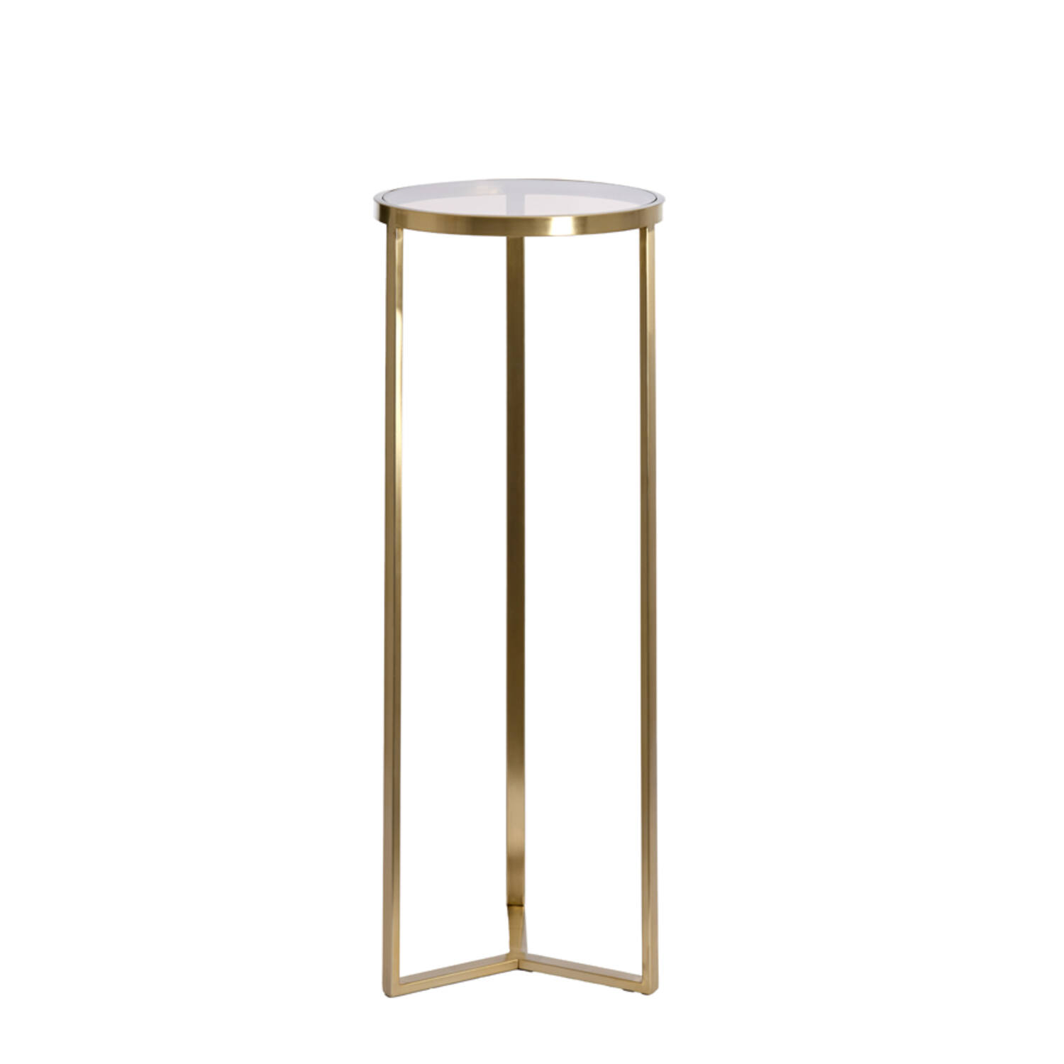 Light & Living Zuil Ø40x101 Cm RETIRO Glas Bruin-licht Goud