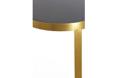 Light & Living Zuil Ø40x80 Cm TURBI Glas Zwart-mat Brons