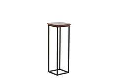 Light & Living Zuil S/2 30x30x80+35x35x100 Cm QUENZA Acacia Hout Bruin+zwrt