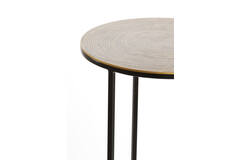 Light & Living Zuil S/2 32x32x81+41x41x101 Cm PRIMO Antiek Brons+zwart