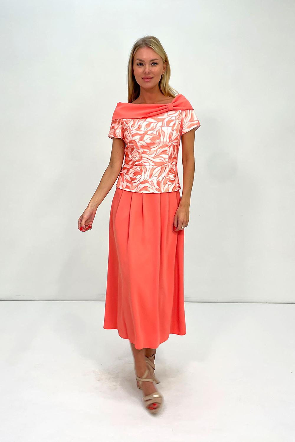 linea raffaelli Coral & white combi