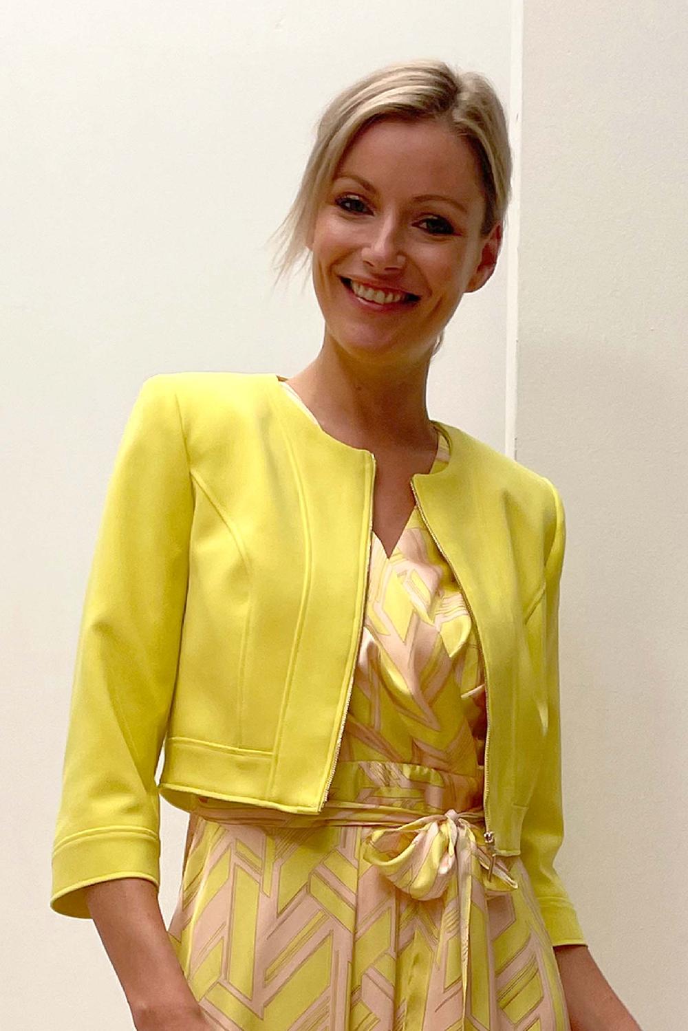 linea raffaelli Green yellow jacket