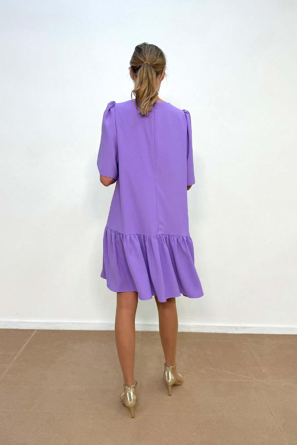 Linea Raffaelli Lilac Loose Dress
