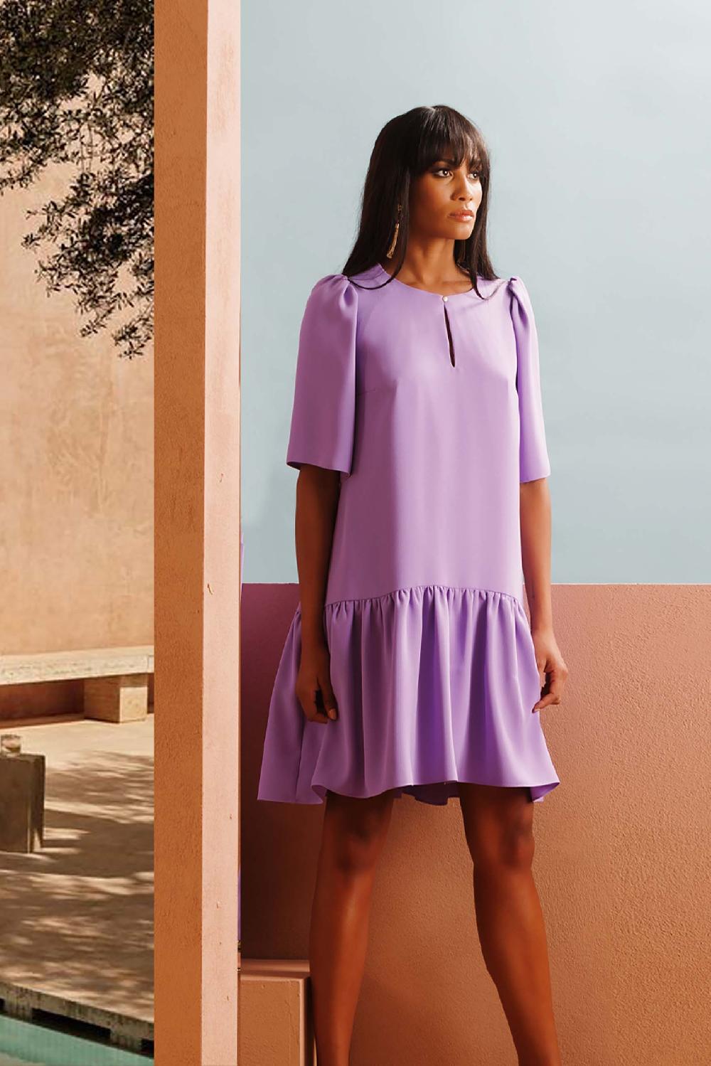 linea raffaelli Lilac loose dress