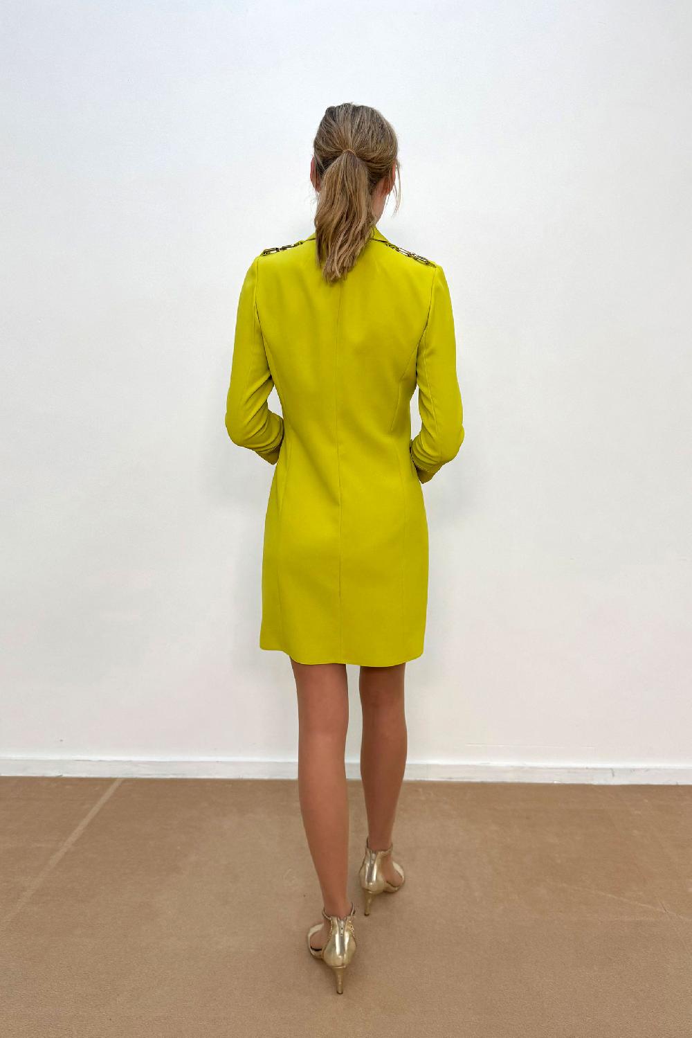 Linea Raffaelli Lime Blazer Dress
