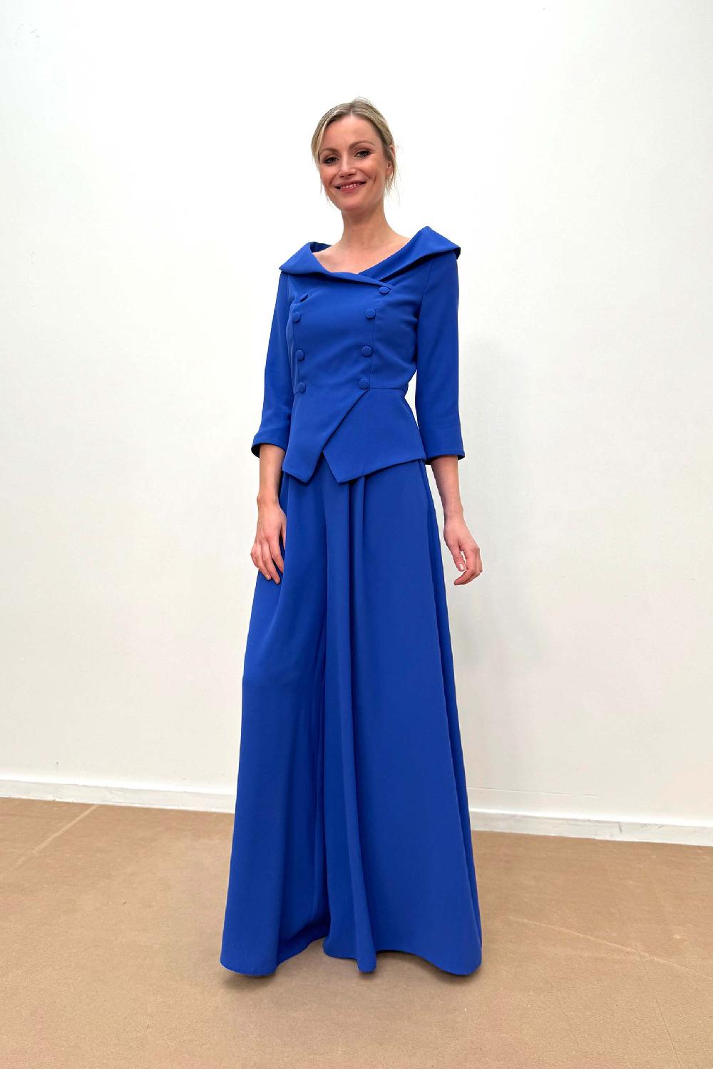 linea raffaelli Royal blue pantsuit