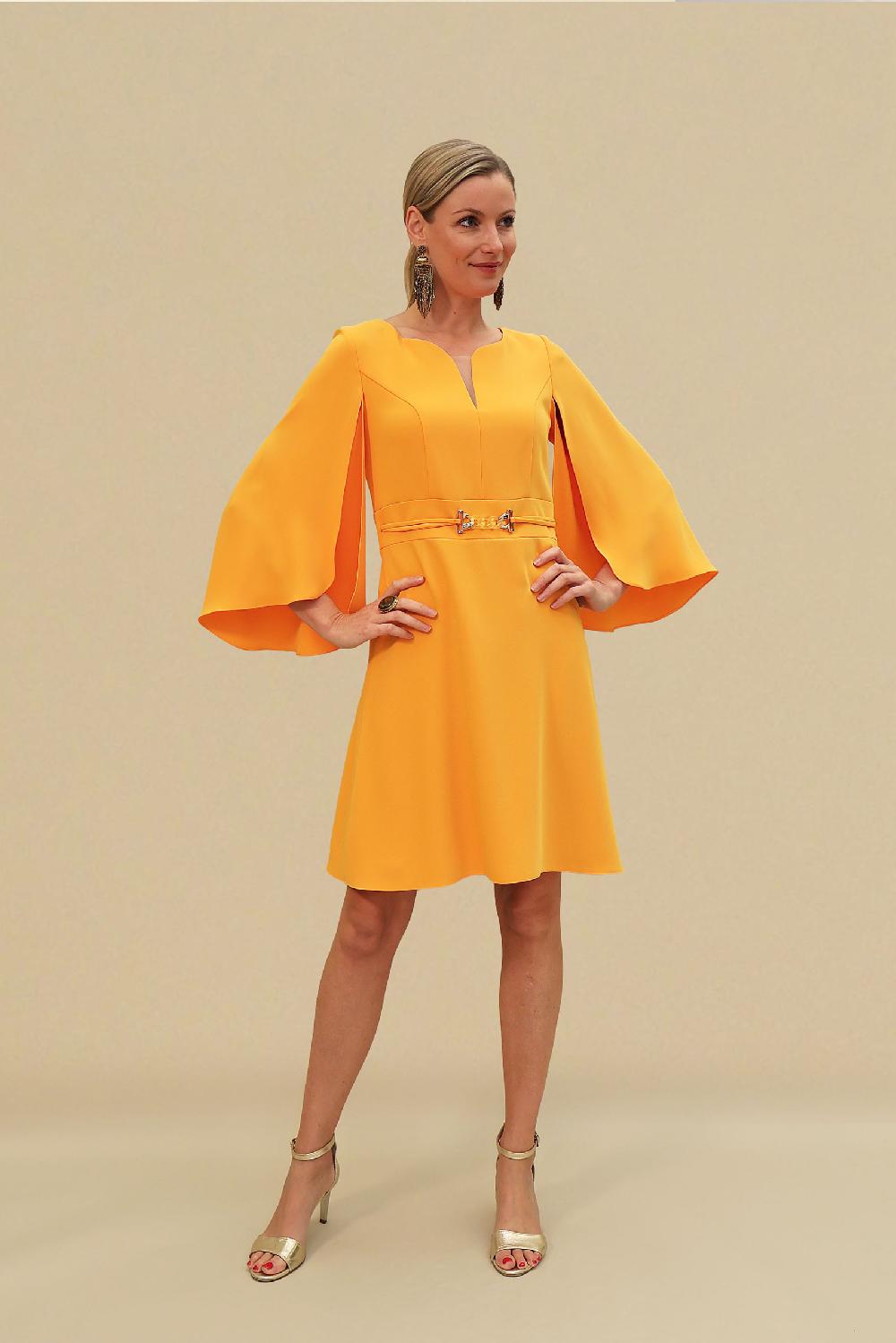 linea raffaelli Short orange dress