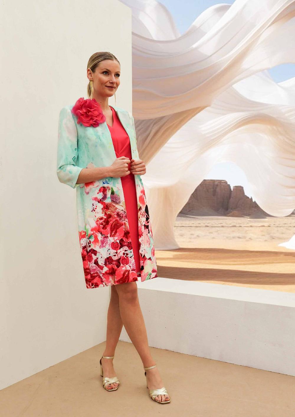 linea raffaelli Turquoise & coral 2-piece