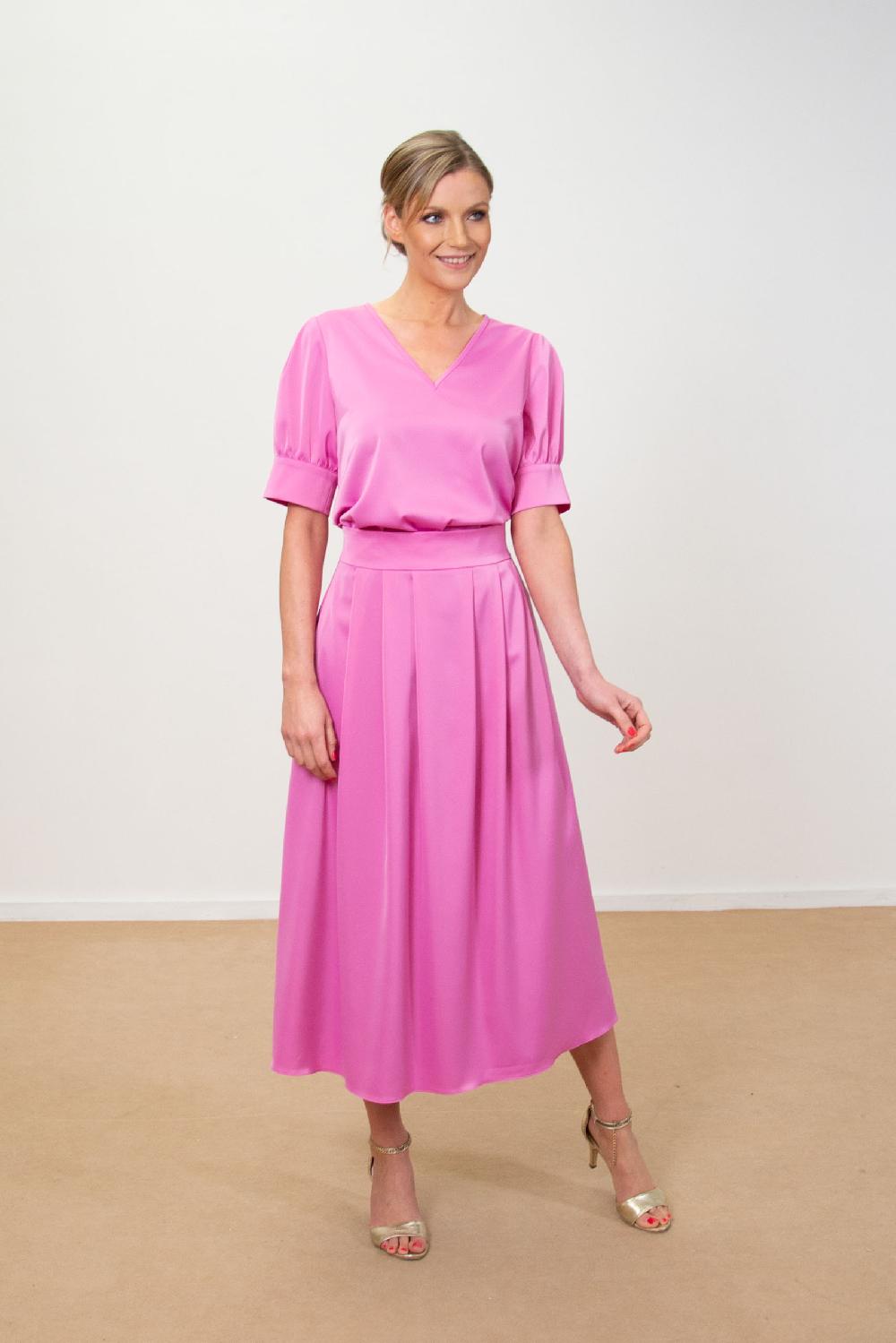 linea raffaelli Violet top & skirt