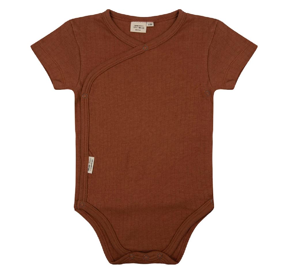 little indians Romper Korte Mouw - Amber Brown