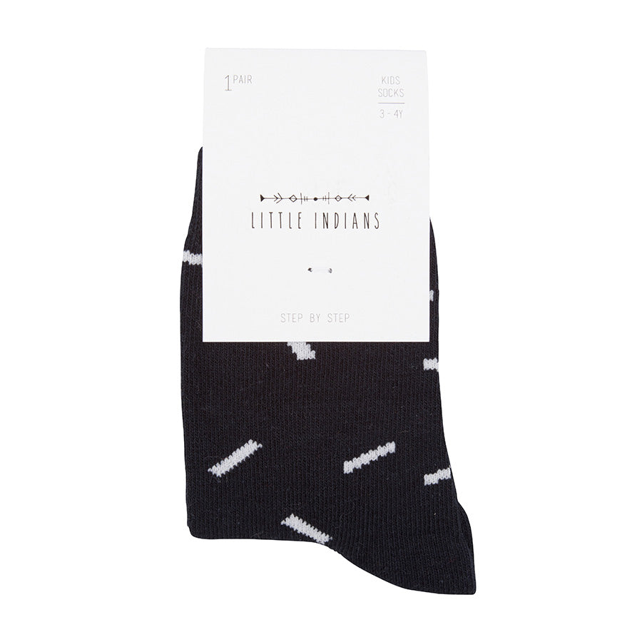 little indians Socks Strokes - Black