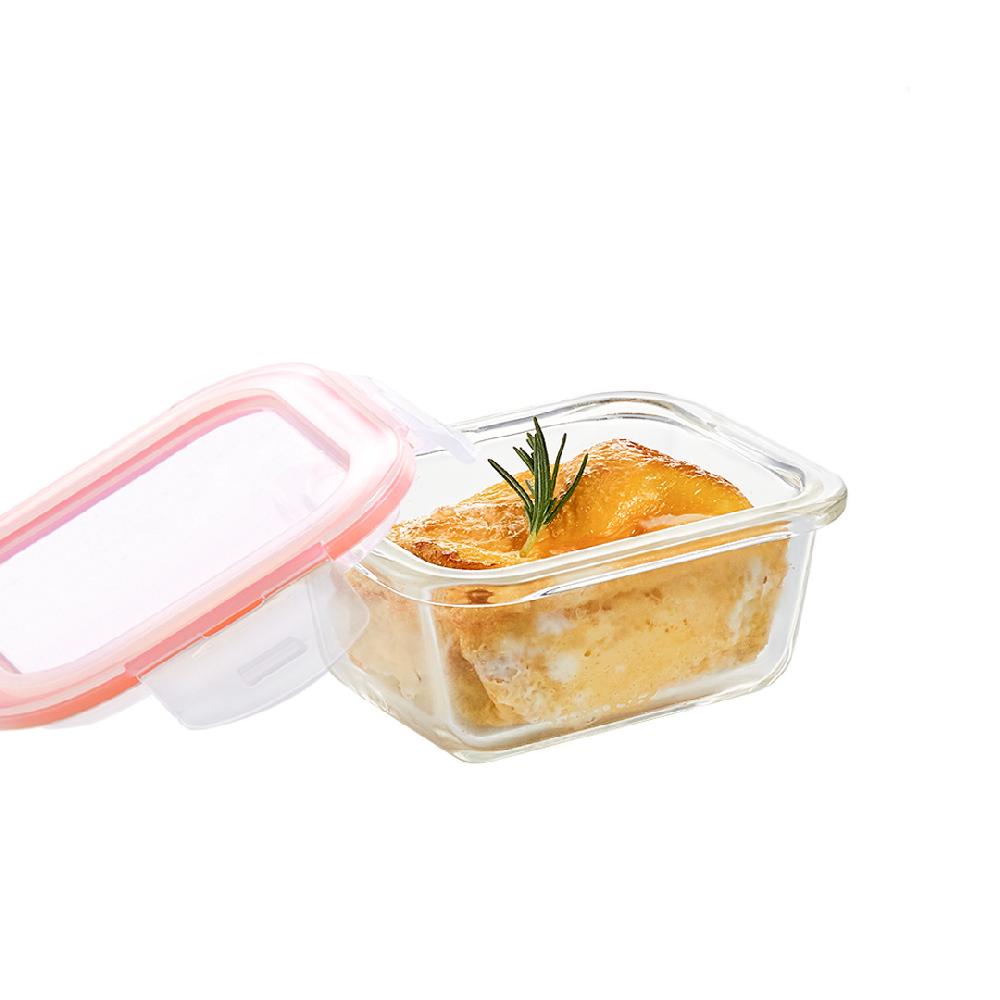 lock & lock Glazen (mini-) ovenschaaltje met deksel 160 ml