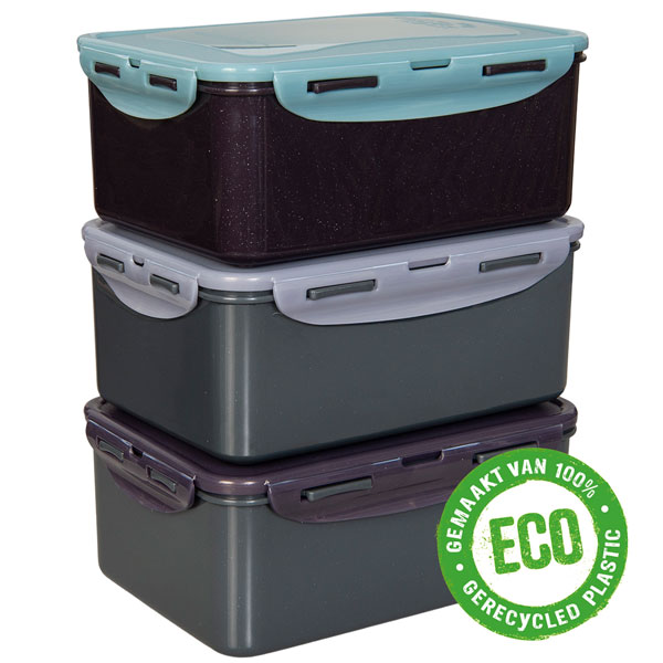 lock & lock ECO vershouddozen 2300 ml set 3-delig